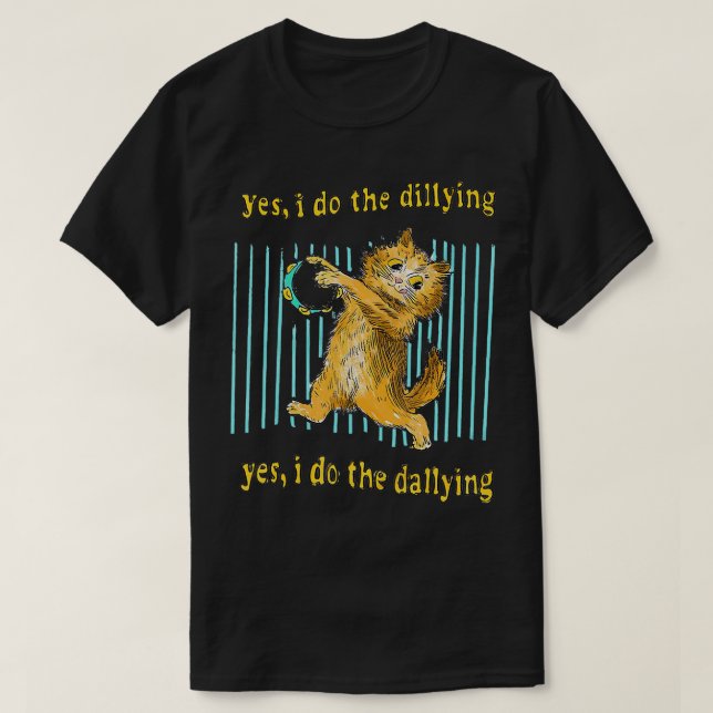 Ja, jag gör den dödande katten T- T Shirt (Design framsida)