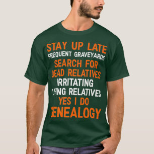Ja, jag gör Genealogy Genealogist Apparate Premiu T Shirt