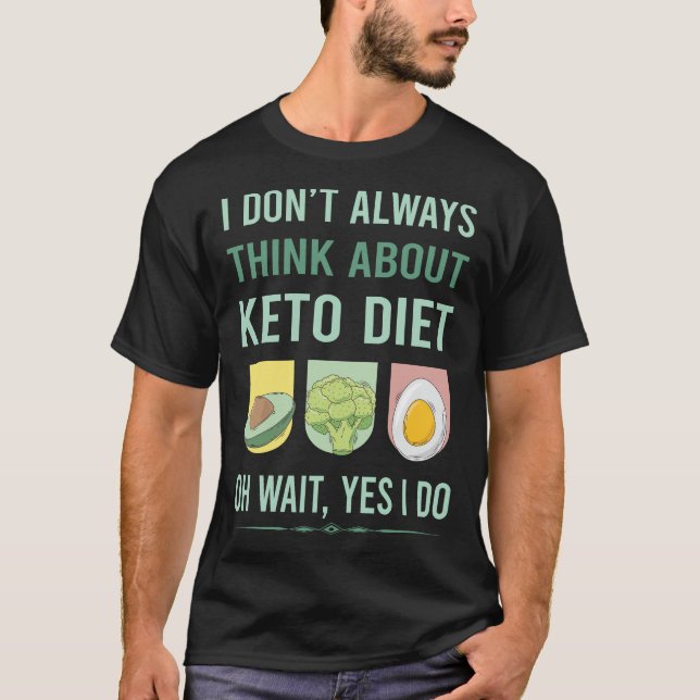 Ja jag gör Keto Diet Ketogen Keton Ketos T Shirt (Framsida)