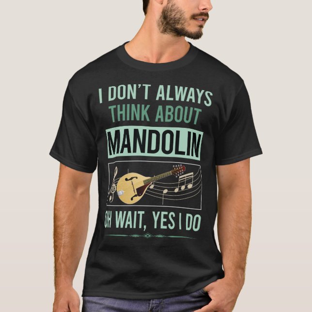Ja, jag gör Mandolin T Shirt (Framsida)