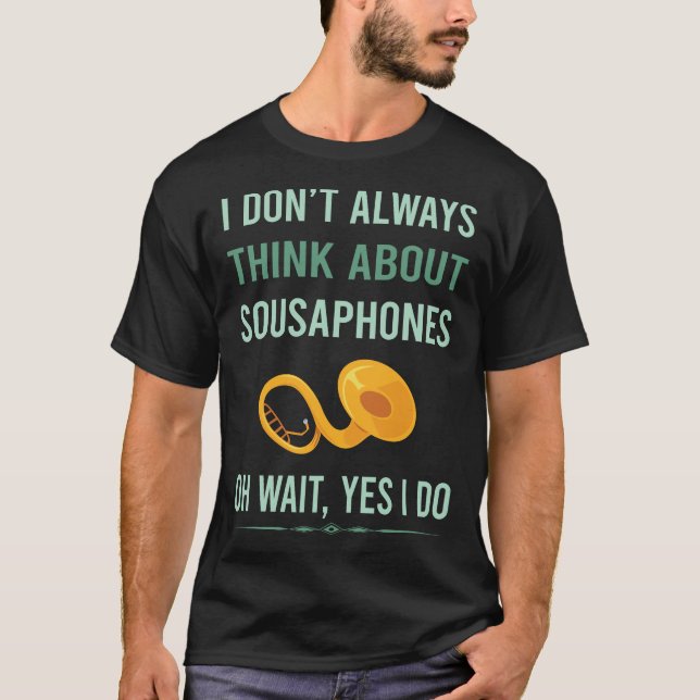 Ja, jag gör Sousaphone T Shirt (Framsida)