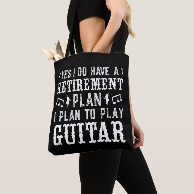 Ja, jag har en Pension-plan, Guitar Älskare Tygkasse (Närbild)