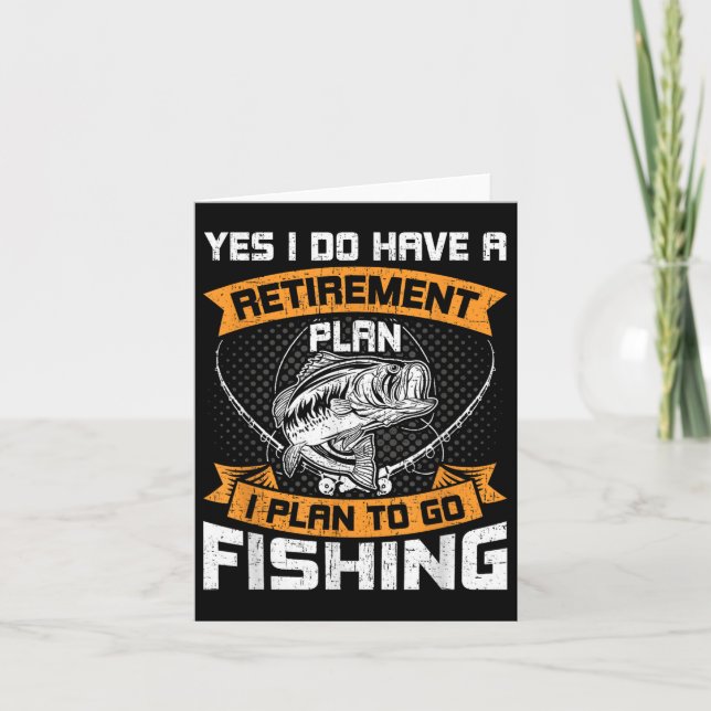 Ja, jag har en Pension-plan jag planerar att fiska Kort (Framsida)