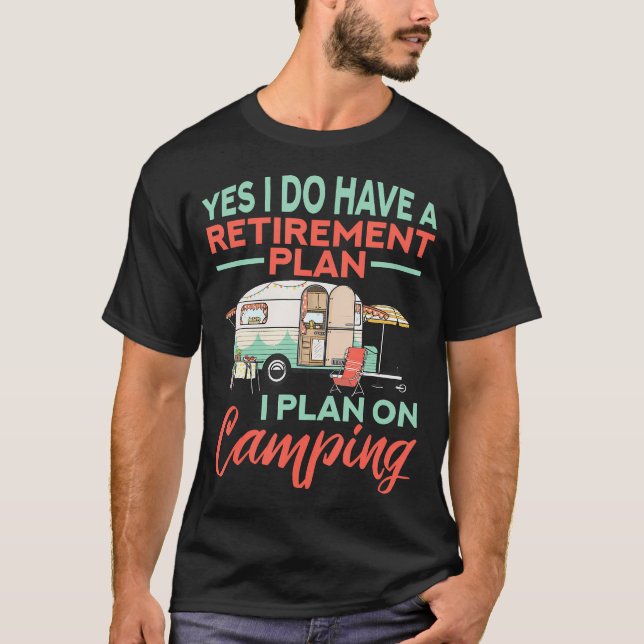Ja, jag har en Pension-plan - Pension Campi T Shirt (Framsida)