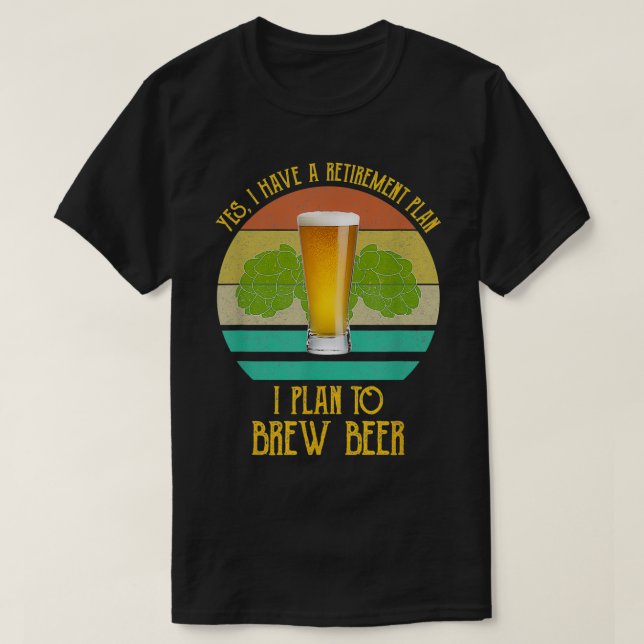 Ja, jag har en Pension-plan som jag planerar att t Shirt (Design framsida)