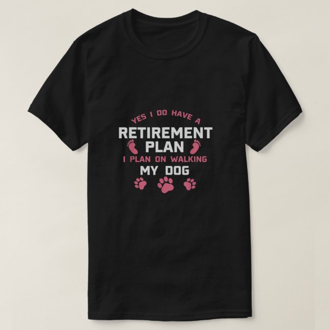 Ja, jag har en Pension-plan T Shirt (Design framsida)
