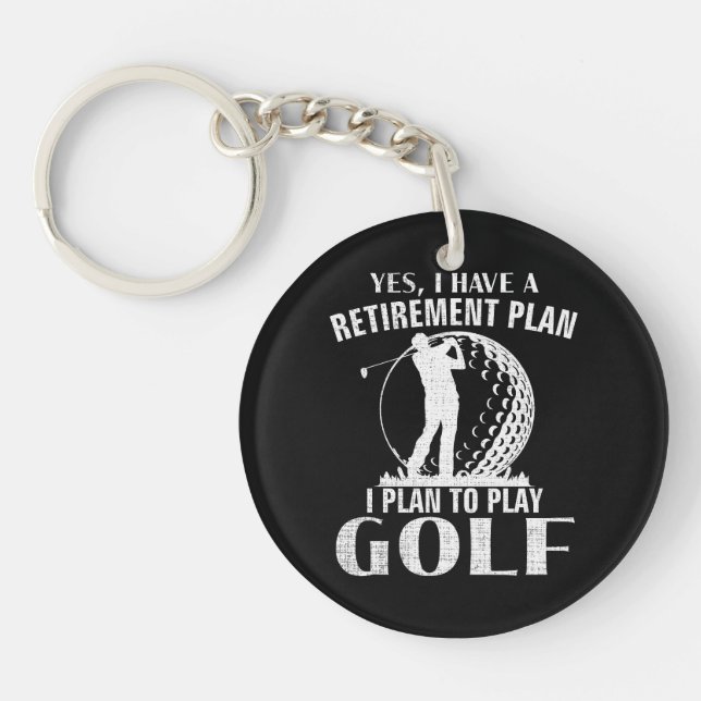 Ja Jag Har En Pensionsplan Golf Roligt Golfare (Framsidan)
