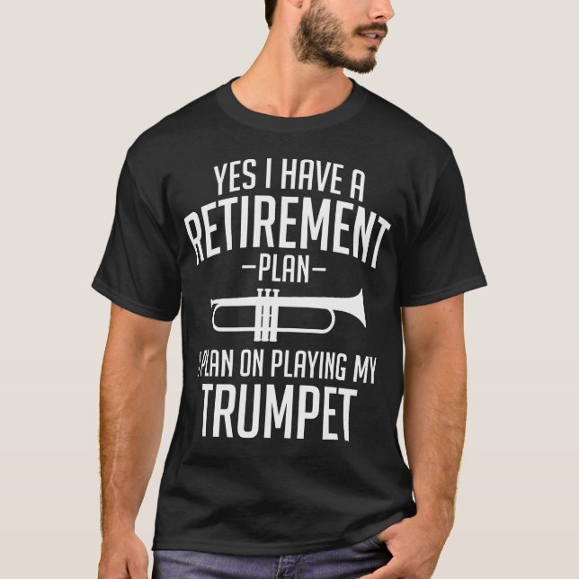 Ja, jag har en pensionsplan, jag planerar att spel t shirt (Framsida)