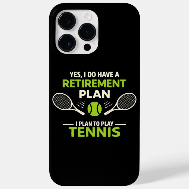 Ja, jag har en pensionsplan Tennis (Baksida)