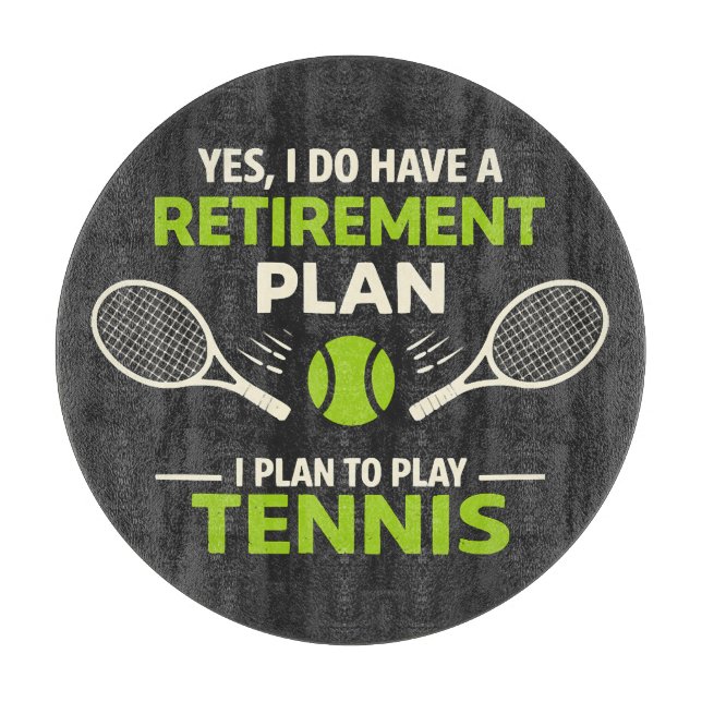 Ja, jag har en pensionsplan Tennis (Framsidan)