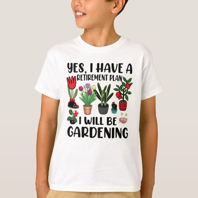 Ja, jag har en  plan för Pension T Shirt (Framsida)