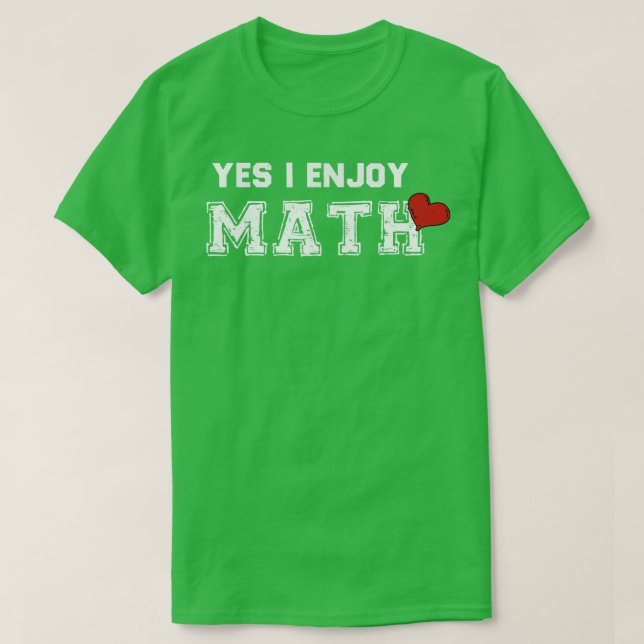 Ja, jag har math2 t shirt (Design framsida)