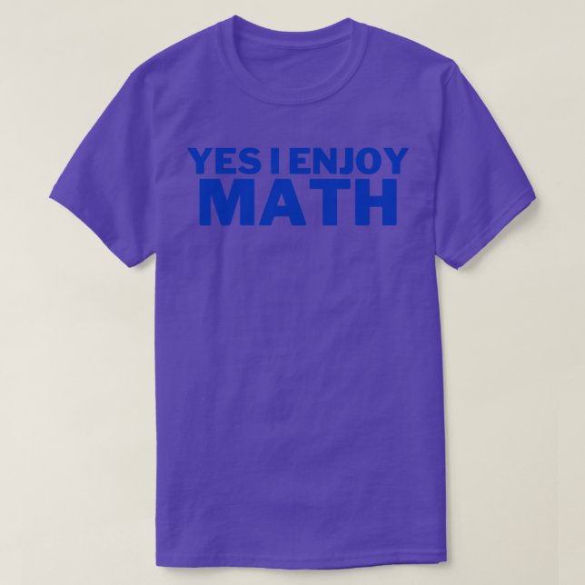 Ja, jag har math 1 t shirt (Design framsida)