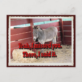 Ja, jag har saknat dig.. vykort