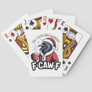 Ja, jag har varit stygg F-Caw-F Roligt jul Casinokort