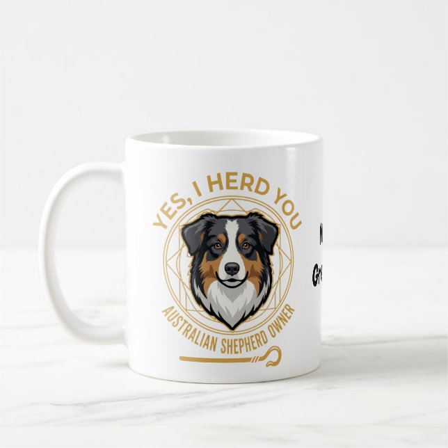 Ja, jag hörde att du var rolig Trefärgad australis Kaffemugg (Vänster)
