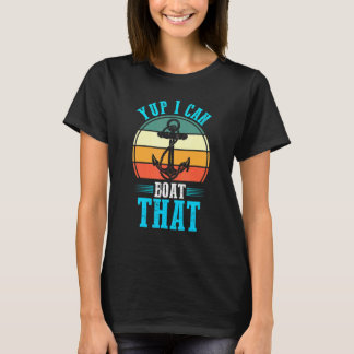 Ja, jag kan bada i båten. t shirt