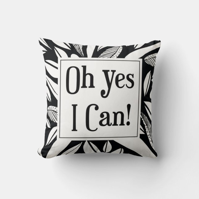 Ja, jag kan bekräfta 16x16 Pillow Kudde (Framsida)