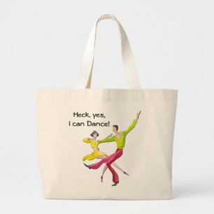 Ja, jag kan dansa Tote Bag Jumbo Tygkasse