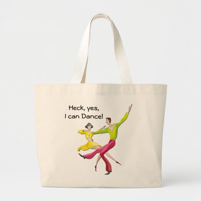 Ja, jag kan dansa Tote Bag Jumbo Tygkasse (Framsidan)