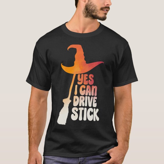 Ja, jag kan köra en penna som säger "Witch" T Shirt (Framsida)