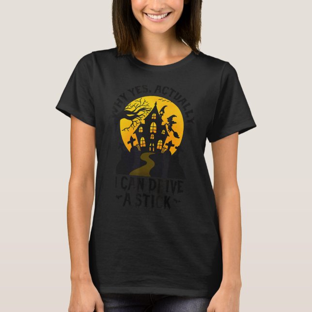 Ja, jag kan köra en penna. t shirt (Framsida)