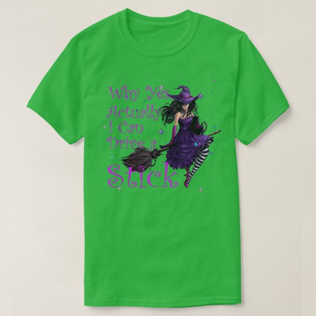 Ja, jag kan köra en penna... t shirt (Design framsida)