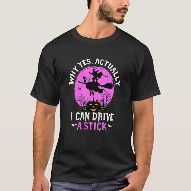 Ja, jag kan köra en penna. t shirt (Framsida)