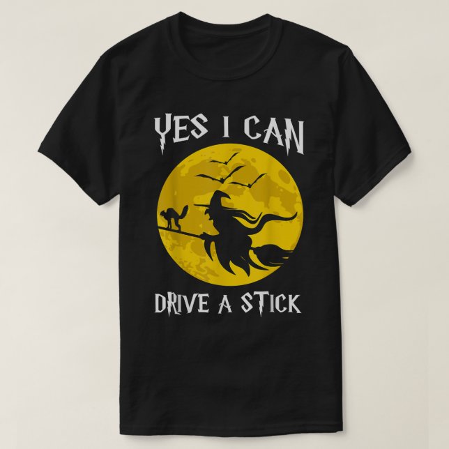 Ja, jag kan köra en penna... t shirt (Design framsida)