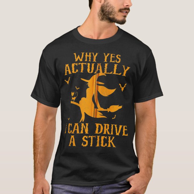 Ja, jag kan köra en pennanteckning t shirt (Framsida)