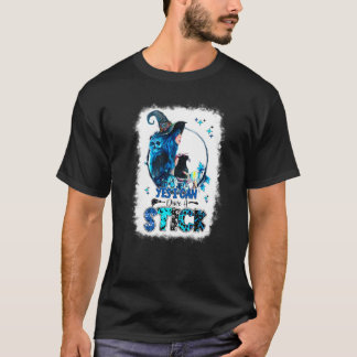 Ja, jag kan köra en pennstångstbroomstick Hallowee T Shirt