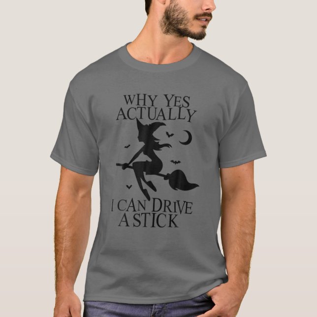 Ja, jag kan köra en penstig. t shirt (Framsida)