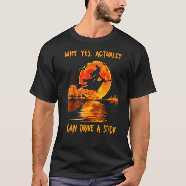 Ja, jag kan köra en penstig. t shirt (Framsida)