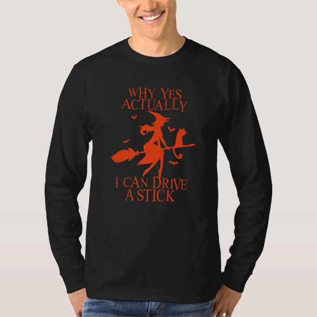 Ja, jag kan köra en penstig. t shirt (Framsida)
