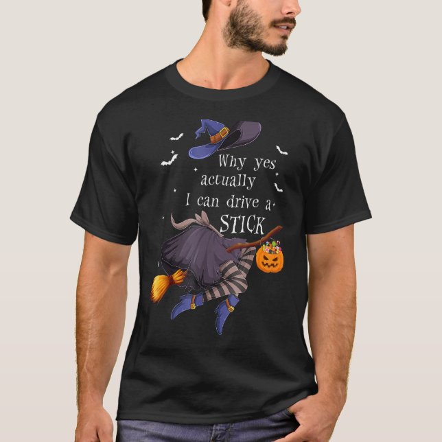 Ja, jag kan köra en penstig. t shirt (Framsida)