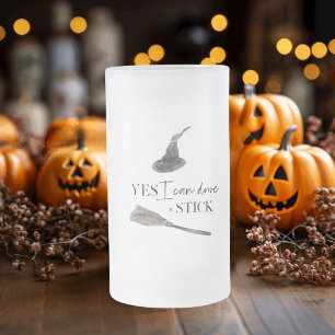 Ja, jag kan köra en Roligt HAPPY HALLOWEEN Frostat Ölglas
