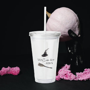 Ja, jag kan köra en Roligt HAPPY HALLOWEEN Take Away Mugg