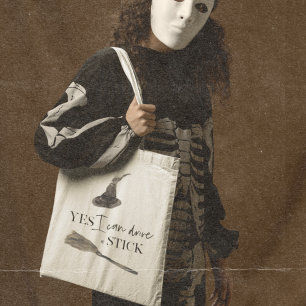 Ja, jag kan köra en Roligt HAPPY HALLOWEEN Tygkasse