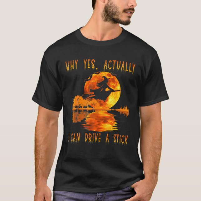 Ja, jag kan köra en spetsvätt. t shirt (Framsida)