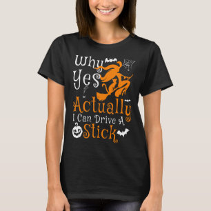 Ja, jag kan köra en Stick Halloween med T Shirt