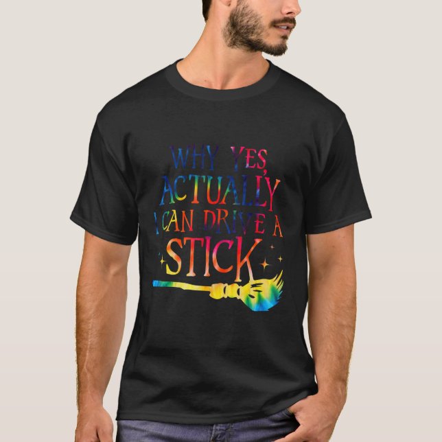 Ja, jag kan köra ett stift på Halljust. T Shirt (Framsida)