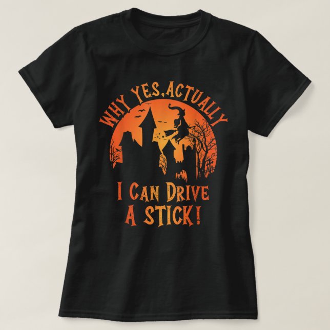 Ja, jag kan köra ett stift på Halljust. T Shirt (Design framsida)