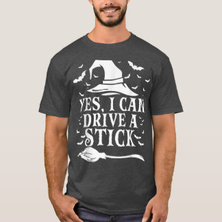 Ja, jag kan köra ett stift på Halloween Witch T Shirt