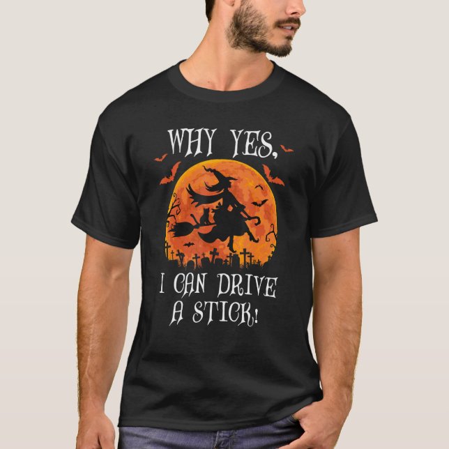 Ja, jag kan köra ett stift. t shirt (Framsida)