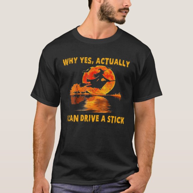 Ja, jag kan köra ett stilt C T Shirt (Framsida)