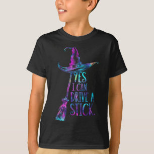 Ja Jag Kan Köra Manuell Växel Rolig Halloween Kusl T Shirt