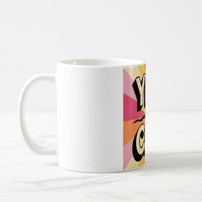 Ja, jag kan - Motivering Kaffemugg (Vänster)
