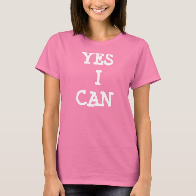 JA, JAG KAN TEE SHIRT (Framsida)