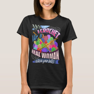 Ja, jag känner Crochet T Shirt