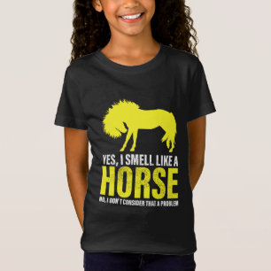 Ja, jag luktar som en häst i gul t-shirt